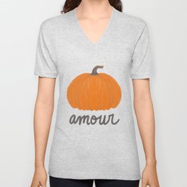 Pumpkin Love tee V Neck T Shirt