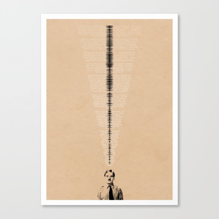 The great dictator  Canvas Print