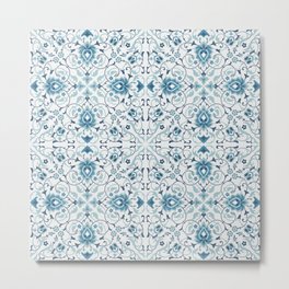 Arabic Turkish pattern #11 - Iznik decor Metal Print