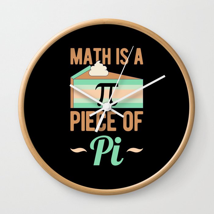 Funny Pi Day Wall Clock