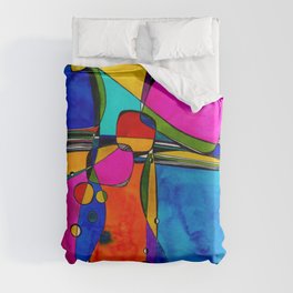 Magical Thinking No. 8 by Kathy Morton Stanion Duvet Cover