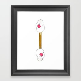 A Pair of Ices Framed Art Print