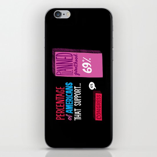 Congress vs Planned Parenthood iPhone & iPod Skin