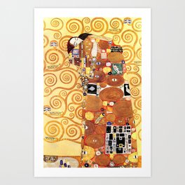 Gustav Klimt Fulfillment Art Print