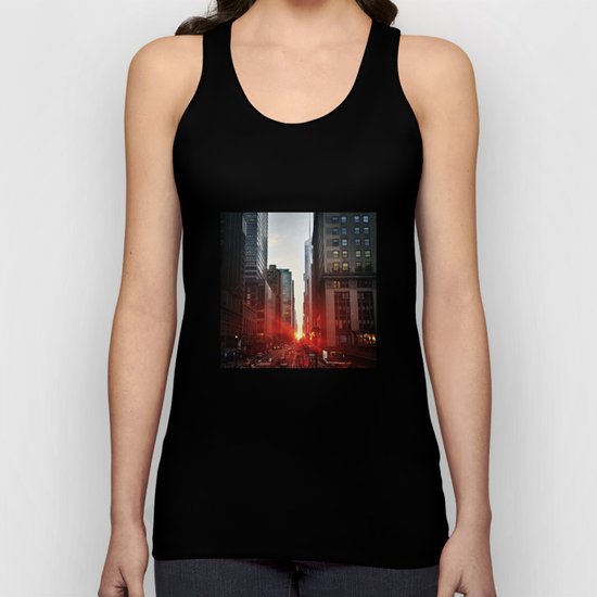 manhattan sunset 6 Unisex Tank Top