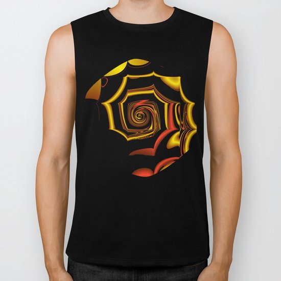 TGS Fractal Abstract 3 Biker Tank