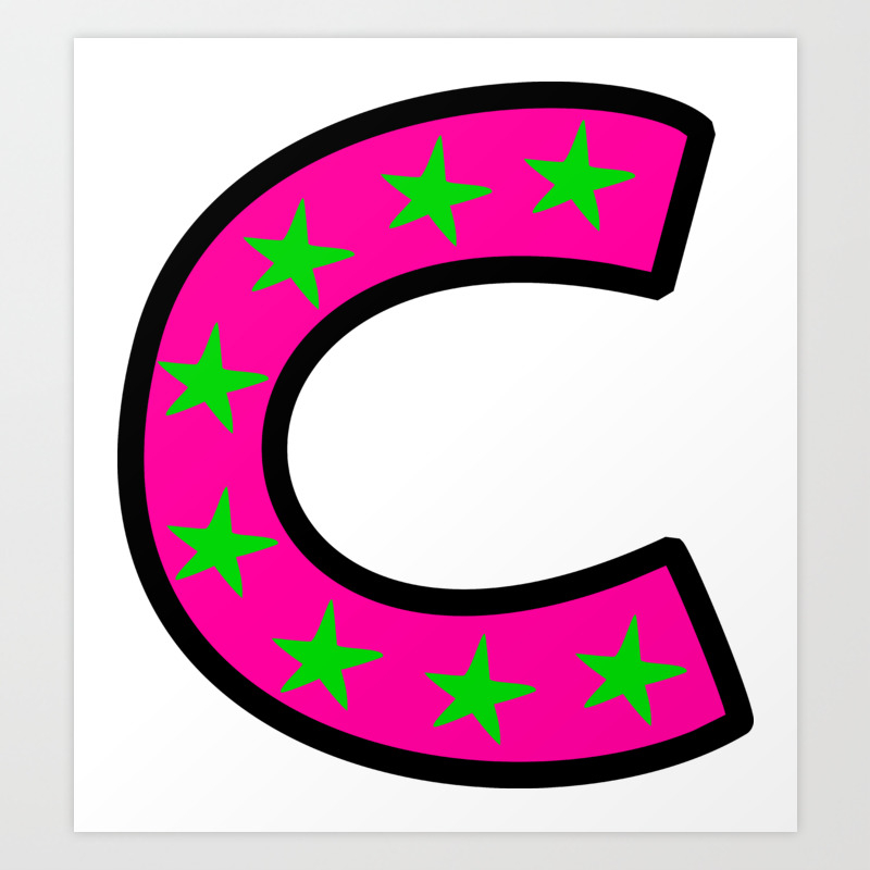 Download Uppercase Letter C Doodle Art Print By Prawny Society6