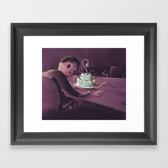 Cake time Framed Art Print