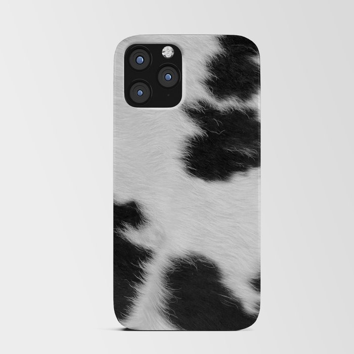 Black and White Cowhide Hygge  iPhone Card Case