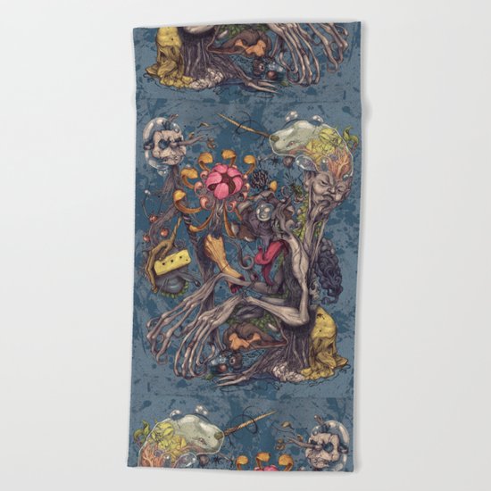 Transmigration color Beach Towel