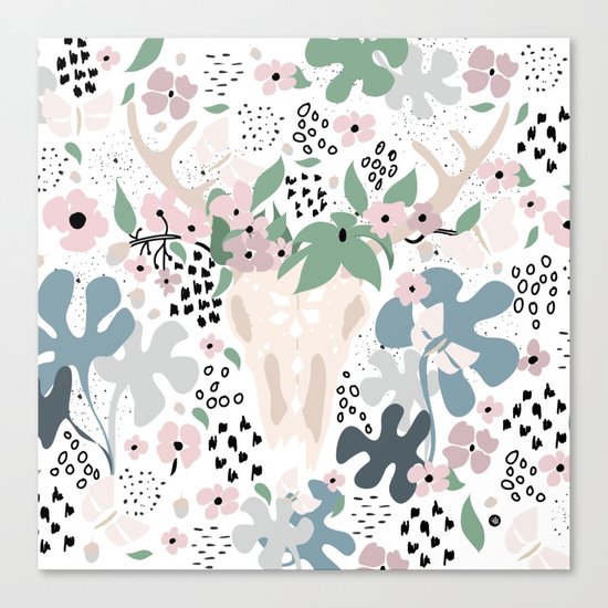 Deer paradise Canvas Print