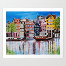 Beautiful Amsterdam Art Print