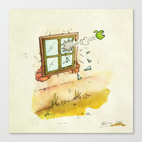 Apple! Canvas Print