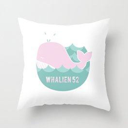 Whalien 52 Throw Pillow