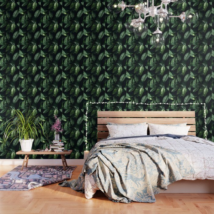 Green Fern Leaves Wallpaper