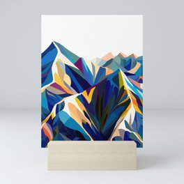 Mountains cold Mini Art Print