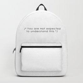 you are not expected to understand this Backpack | Intellignece, Typography, Javascript, Programming, Script, Coding, Linux, Js, Elixir, Ai 