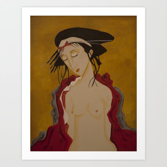 Geisha 1 Art Print