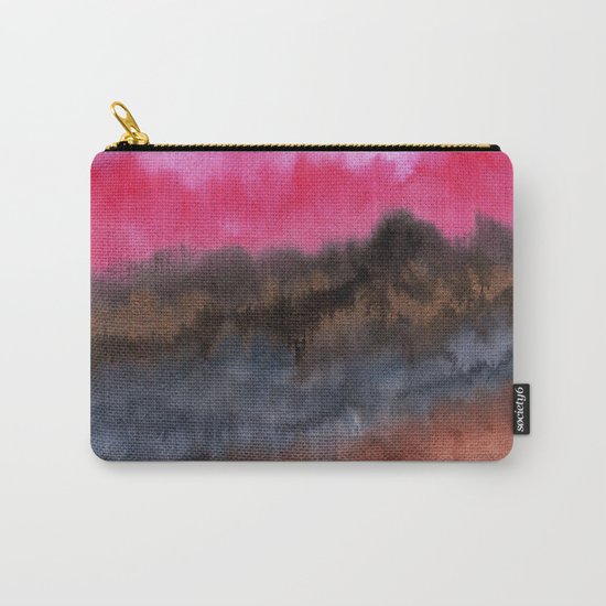 Watercolor abstract landscape 22 Carry-All Pouch