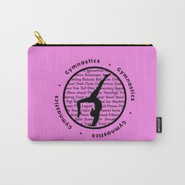 Gymnastics circle symbol new pink Carry-All Pouch