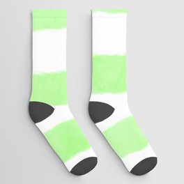 Watercolor Vertical Lines With White 42 Socks