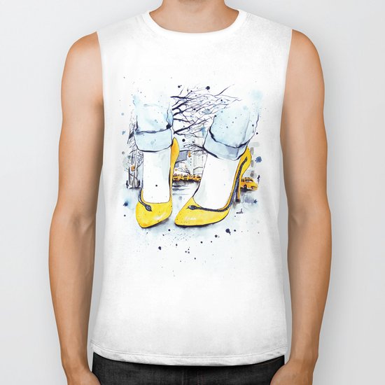 First We Take Manhattan Biker Tank