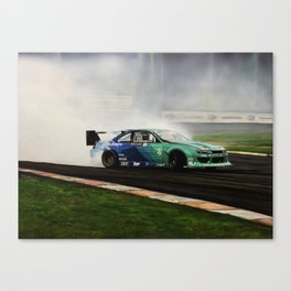James Deane Drift Car Canvas Print