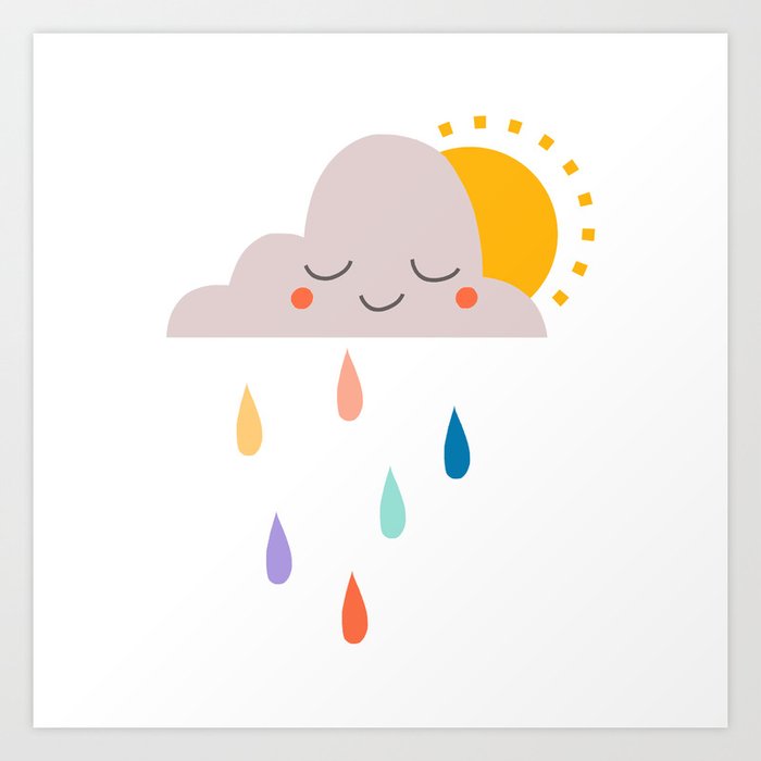 make your own sunshine art print by alyssamariag society6