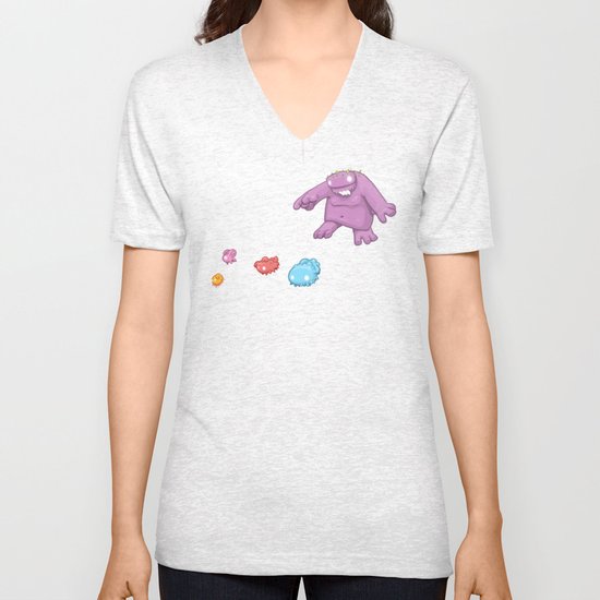 Marshmallow Hunting Unisex V-Neck