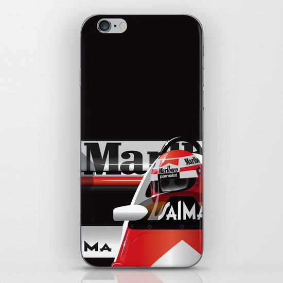 Niki Lauda, McLaren MP4/2 TAG Porsche, 1984 iPhone & iPod Skin