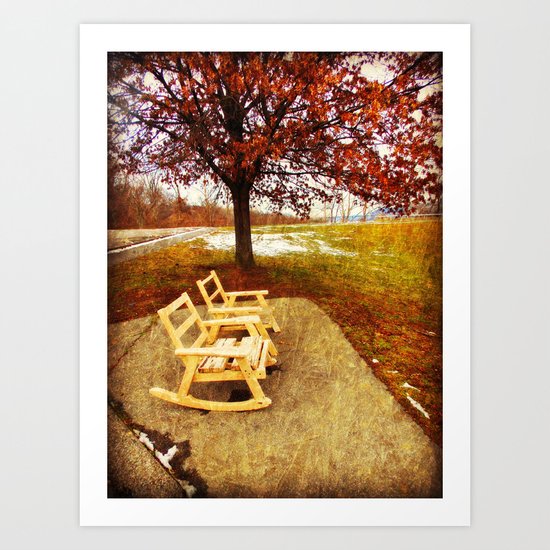 Come Sit, Stay Awhile... Art Print