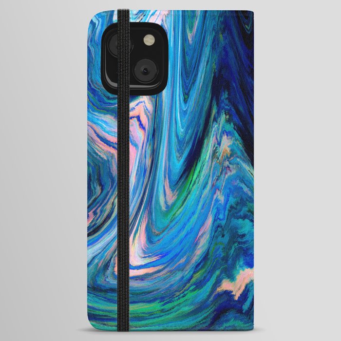 Free The Blue Melancholy iPhone Wallet Case