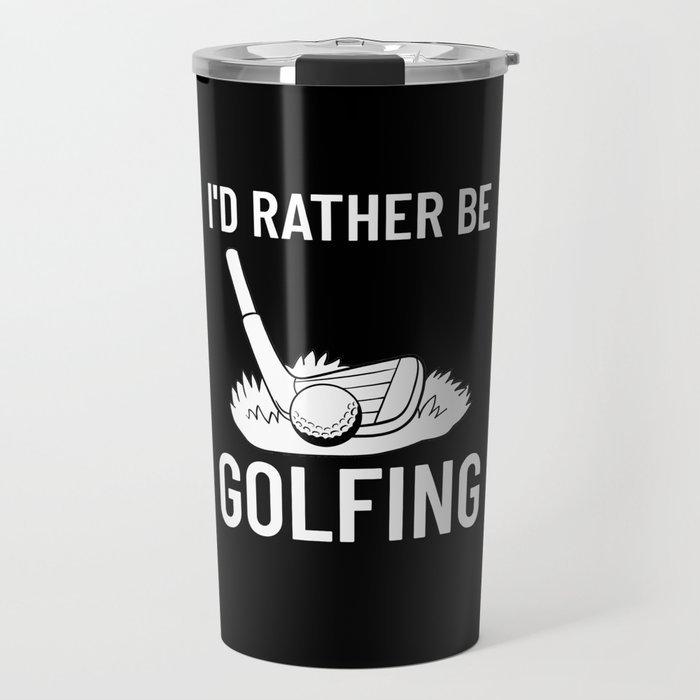 Golf Ball Golfing Player Golfer Training Beginner Travel Mug