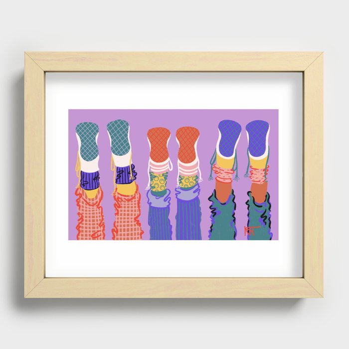 Shoes and Socks Recessed Framed Print
