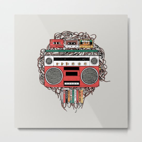 Radioinactive Metal Print