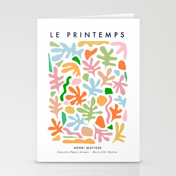 Matisse cut-outs - Spring Poster Stationery Cards