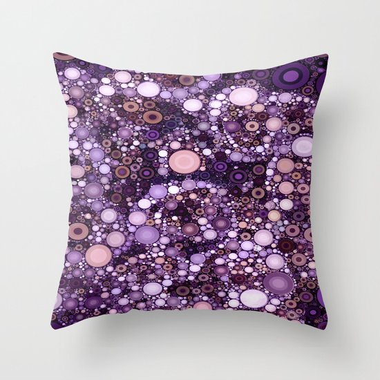 :: Purple Cow :: Throw Pillow
