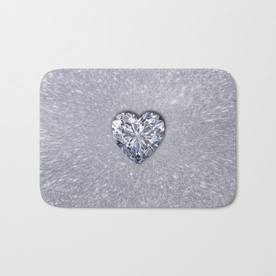 Diamond Love Bath Mat