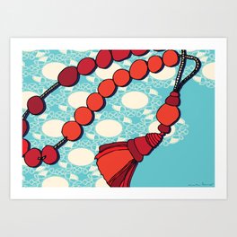 Worry Beads Art Print