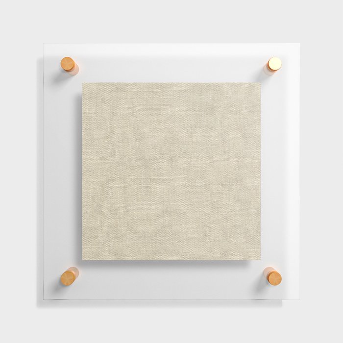 Beige Linen Floating Acrylic Print