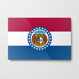 Missouri State Flag Metal Print