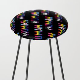 HUMAN, various queer flags 1_pattern Counter Stool