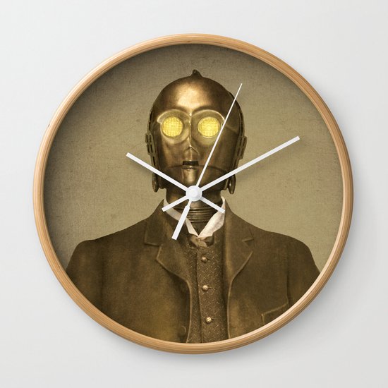 Baron Von Three PO - square format Wall Clock
