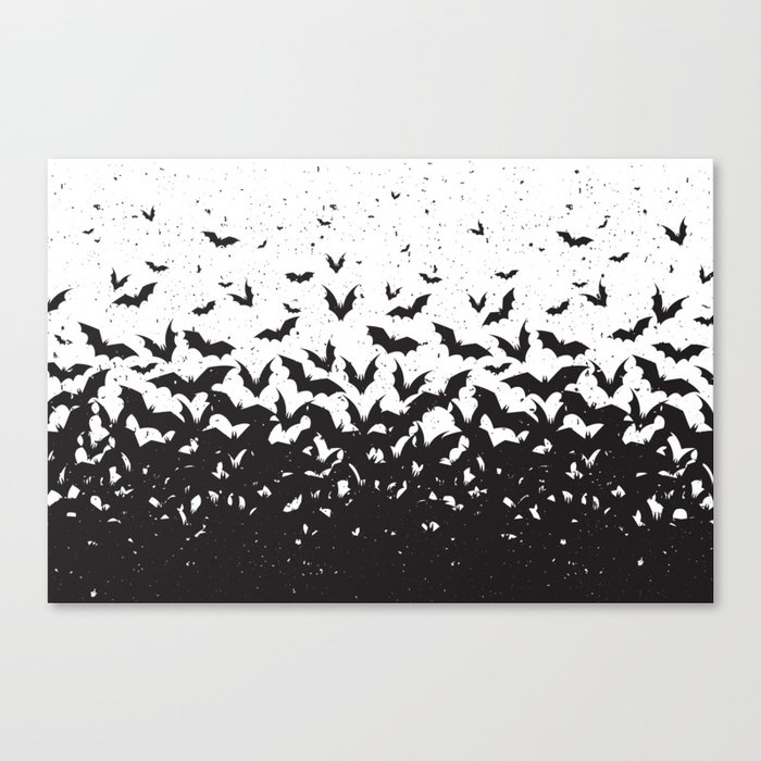 Bat Skies  Canvas Print