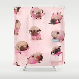 Cute dogs pattern Shower Curtain