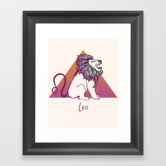 Leo Framed Art Print