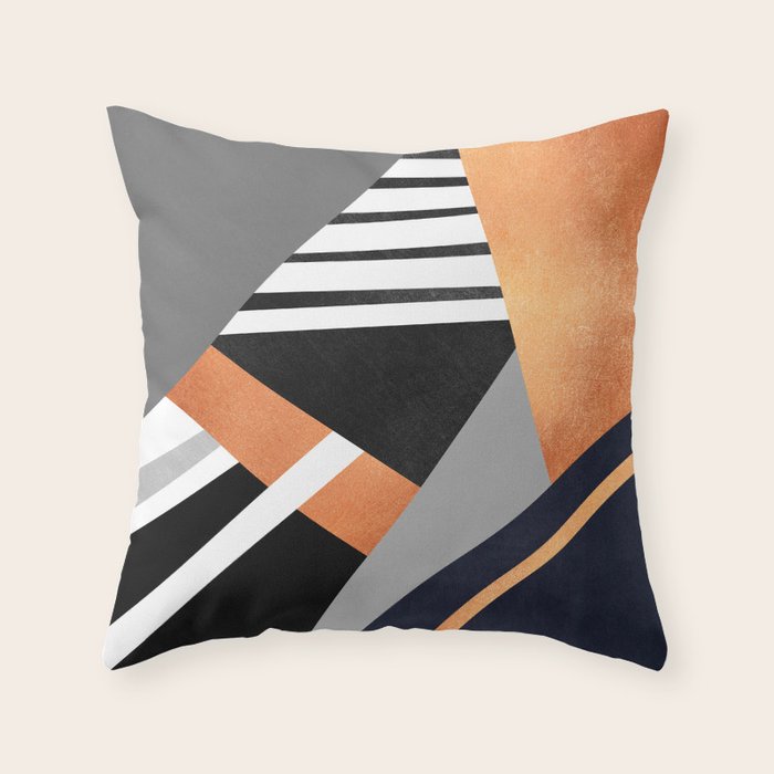 Geometric Combination V2 Throw Pillow by Elisabeth Fredriksson Society6