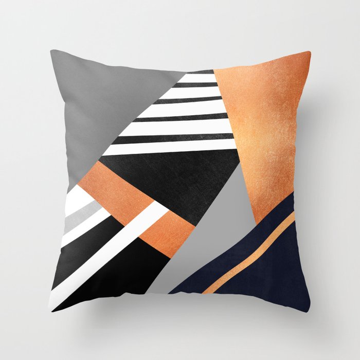Geometric Combination V2 Throw Pillow