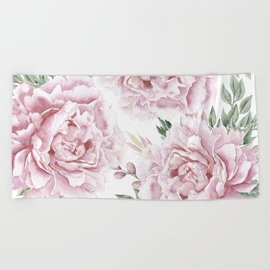Rose Beach Towel