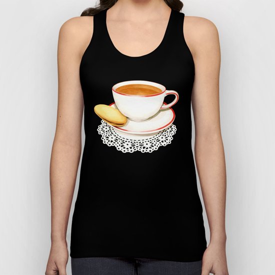 Cup of Tea and a biscuit Unisex Tank Top